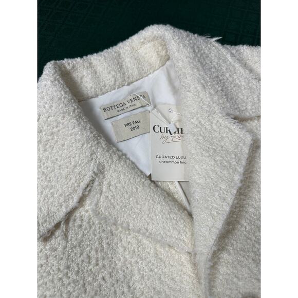 Bottega Veneta Pre-Fall 2019 Bouclé Jacket Winter White Size 48 - Picture 8 of 8